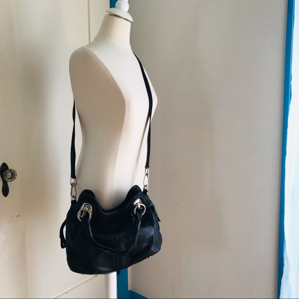 B MAKOWSKY Black Leather Handbag - Picture 4 of 16